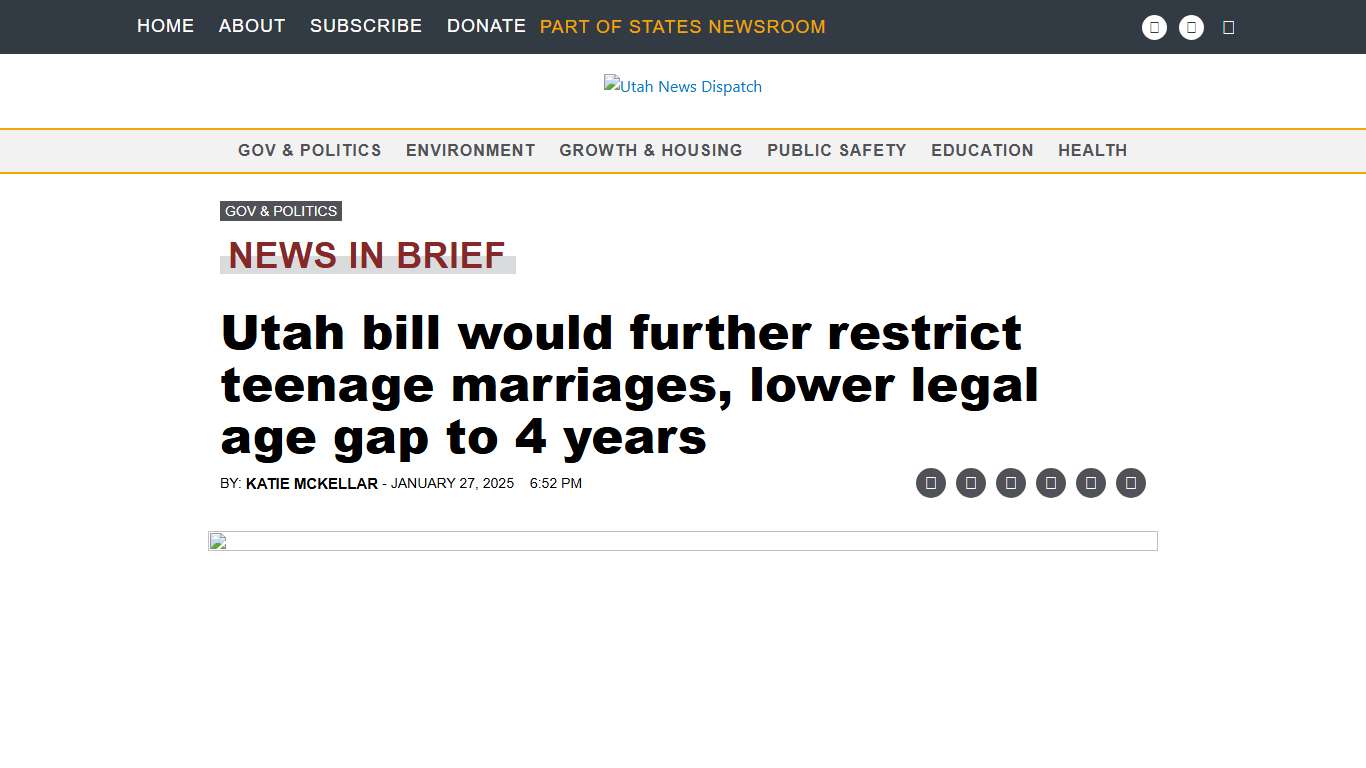 Utah bill would further restrict teenage marriages, lower legal age gap to 4 years • Utah News Dispatch